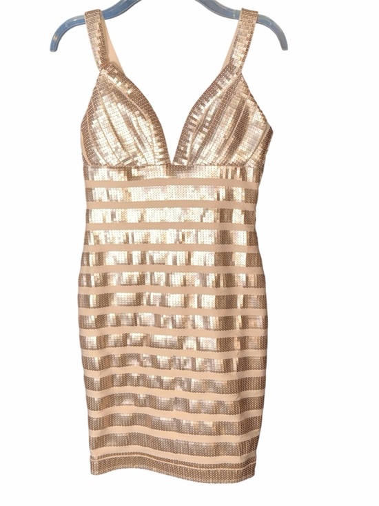 Galen Schwartz PRIVE Dresses & Skirts - Galen Schwartz PRIVE Sequin V-Neck Dress in Champagne —#125